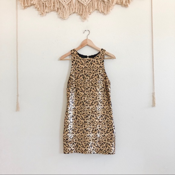 Show Me Your MuMu Dresses & Skirts - NWT Show Me Your Mumu Karla Cheetah Sequin Dress